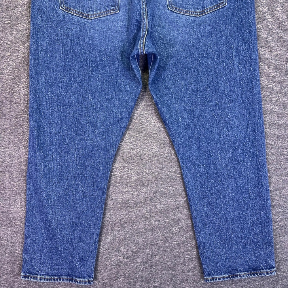 Levis Premium Jeans Womens 34x25 Blue Wedgie Straight High Rise Button Fly Denim - Picture 11 of 16